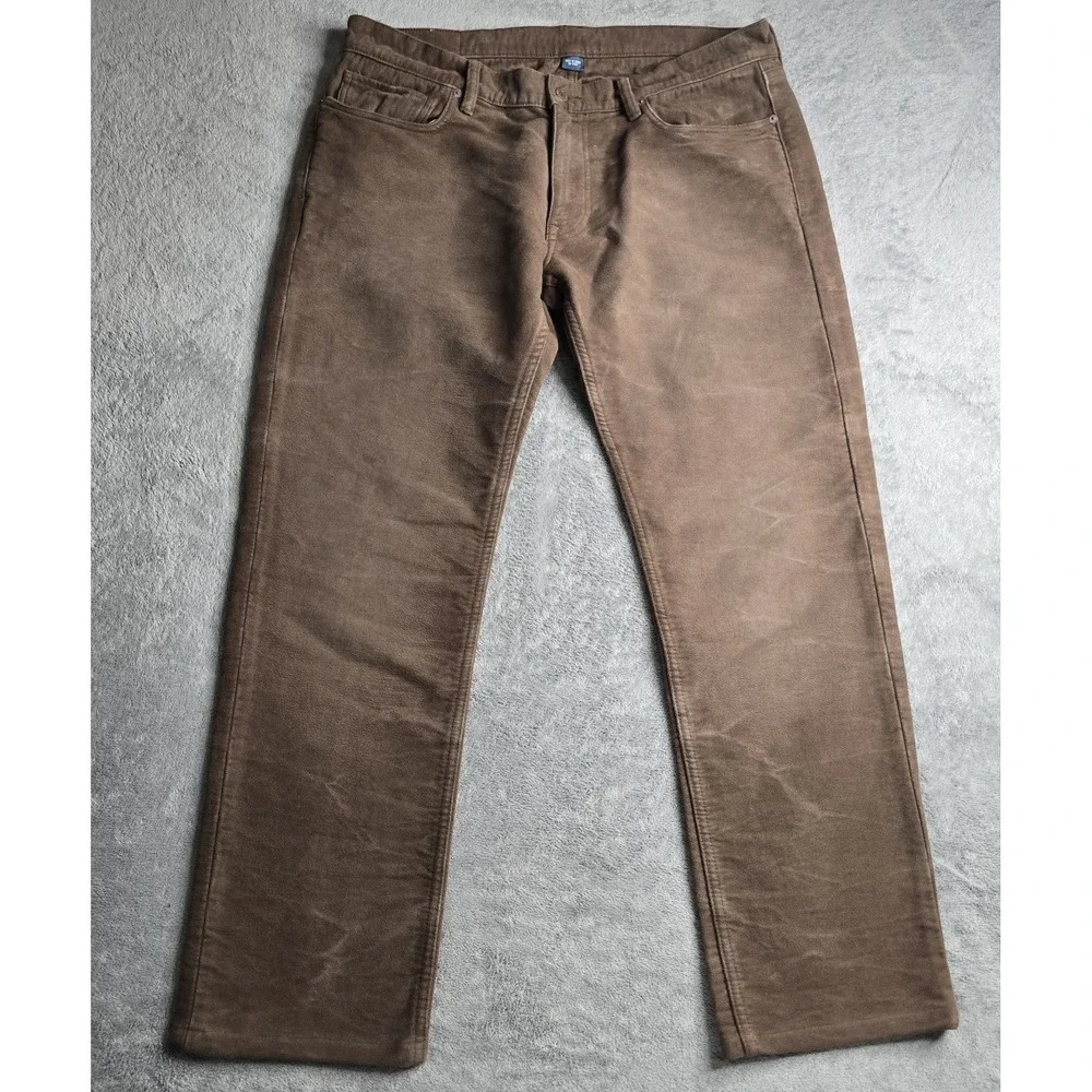 Vintage Polo Ralph Lauren Pants Mens 36x32 (29) Brown Soft Slim Fit 5 Pocket